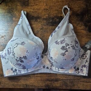 Vince Camuto Lavender Floral Women's Bra